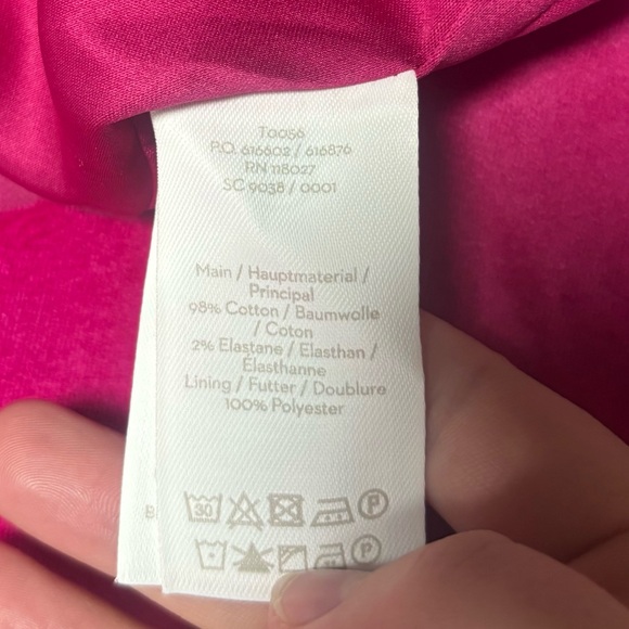 NEW Boden Hot Pink / Magenta Velvet Barbie Mini Skirt size 6 Regular Women’s - Picture 12 of 14